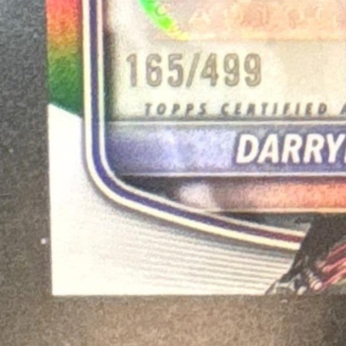 2025-26 Bowman Darryn Peterson Chrome Auto Refractor /499 1st Prospect Jayhawks - Sports Cards