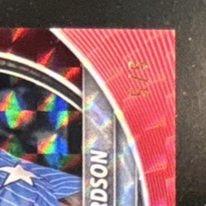 2025-26 Bowman Jase Richardson Chrome Red Mojo 5/5 #BCV-25 RC Orlando Magic - Sports Cards