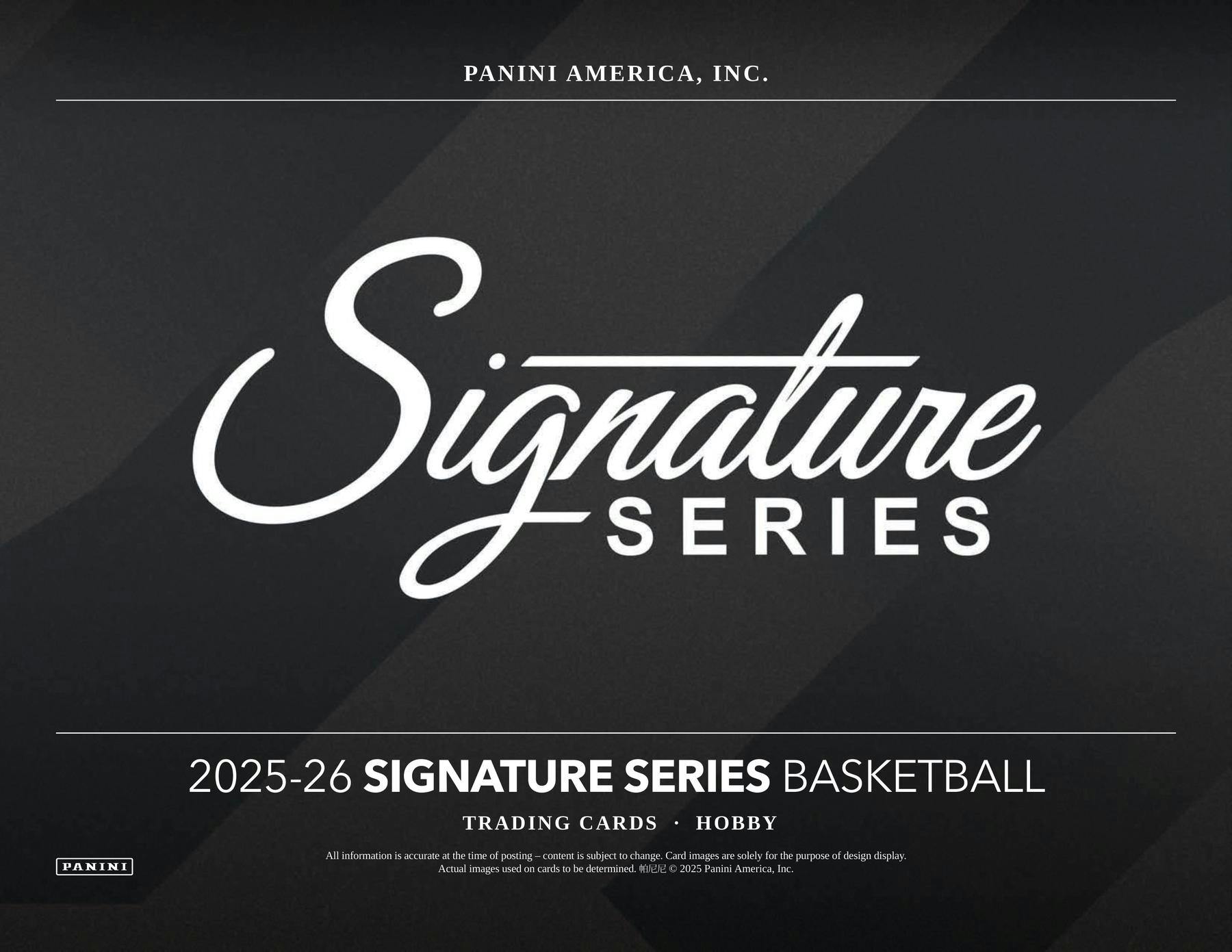 2025/26 Panini Signature Series Basketball Hobby Box (1 Auto Slab) Look for Kabooms! - NBA Hobby Box