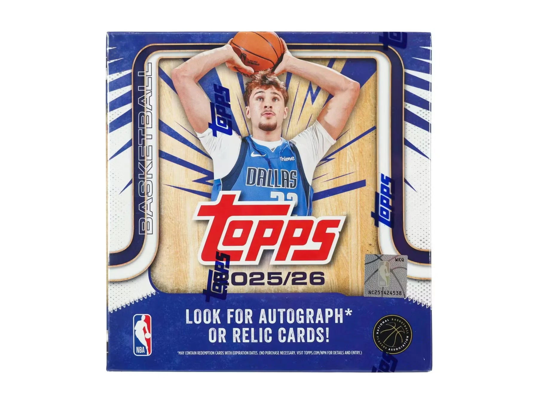 2025/26 Topps Basketball Mega Box (16 Packs) - Mega Box