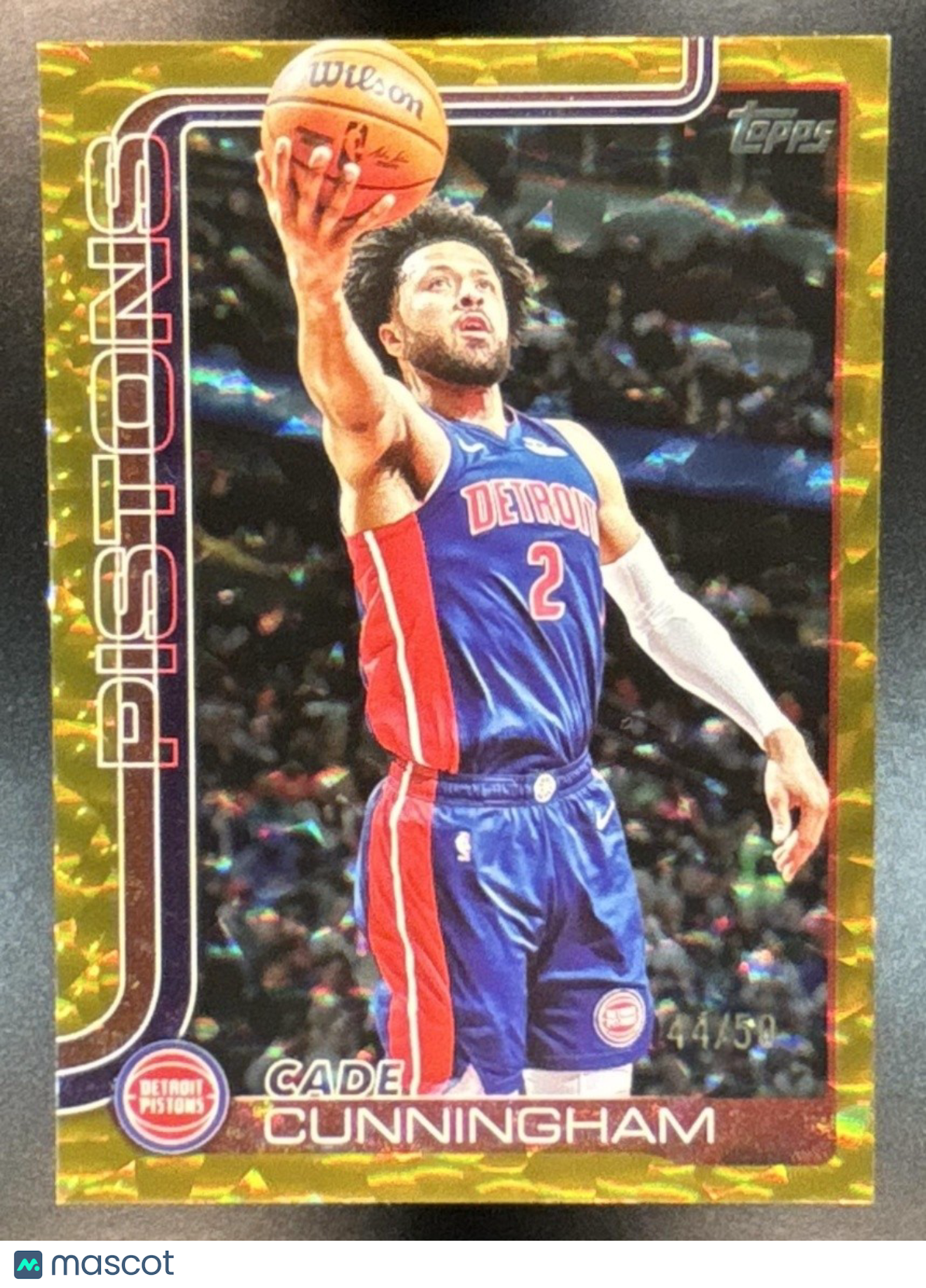 2025-26 Topps Cade Cunningham Gold Foil /50 #40 Detroit Pistons - Sports Cards