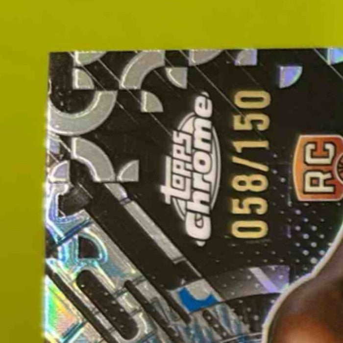2025-26 Topps Chrome Ace Bailey Go Time Blue Refractor /150 #GT-20 RC Utah Jazz - Sports Cards