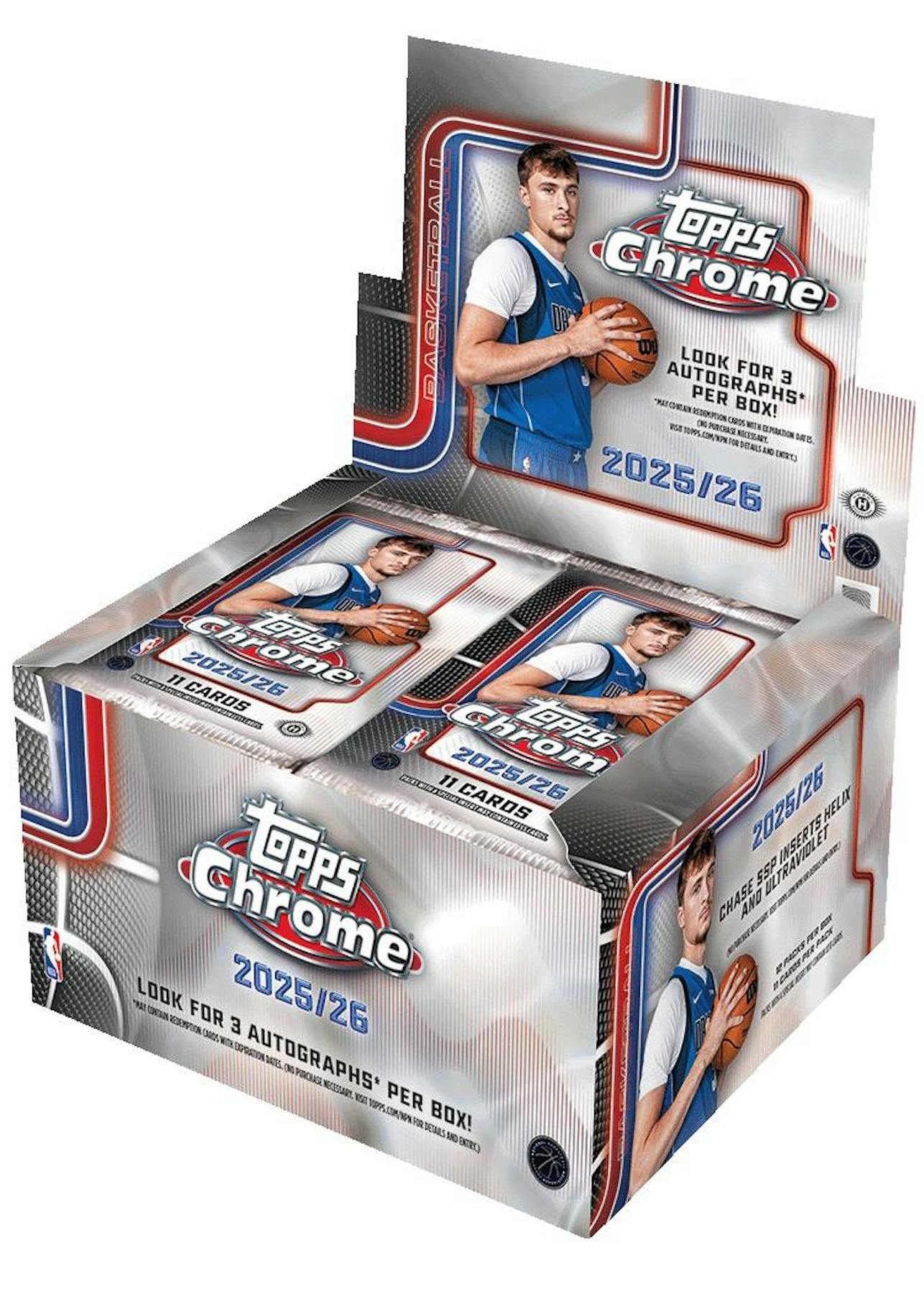 2025/26 Topps Chrome Basketball Blaster Box (7 Inserts) Dec 18th - NBA Hobby Box