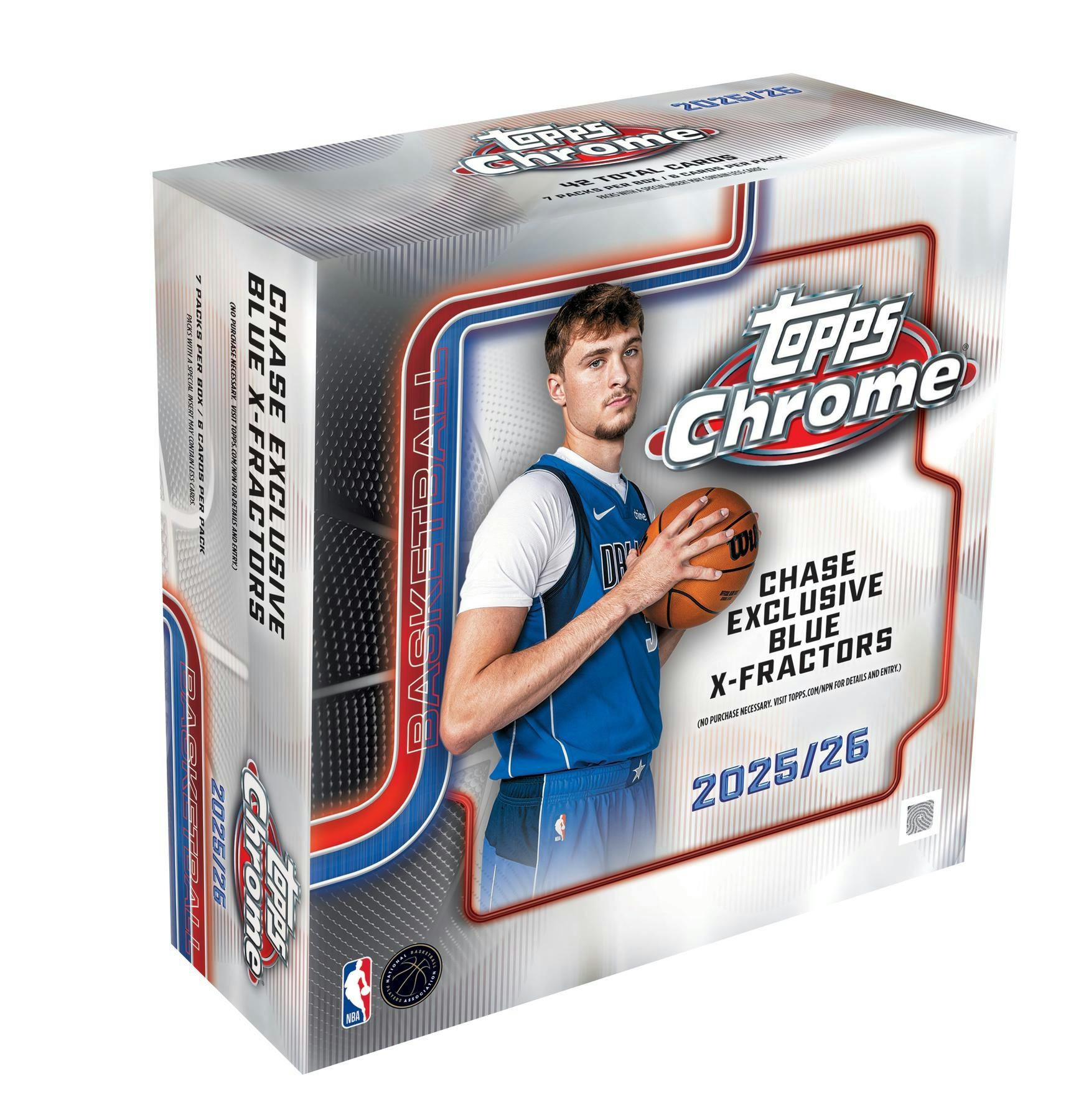 2025/26 Topps Chrome Basketball Mega Box (18 Inserts include 10 X-Fractors) Dec 18th - NBA Mega Box