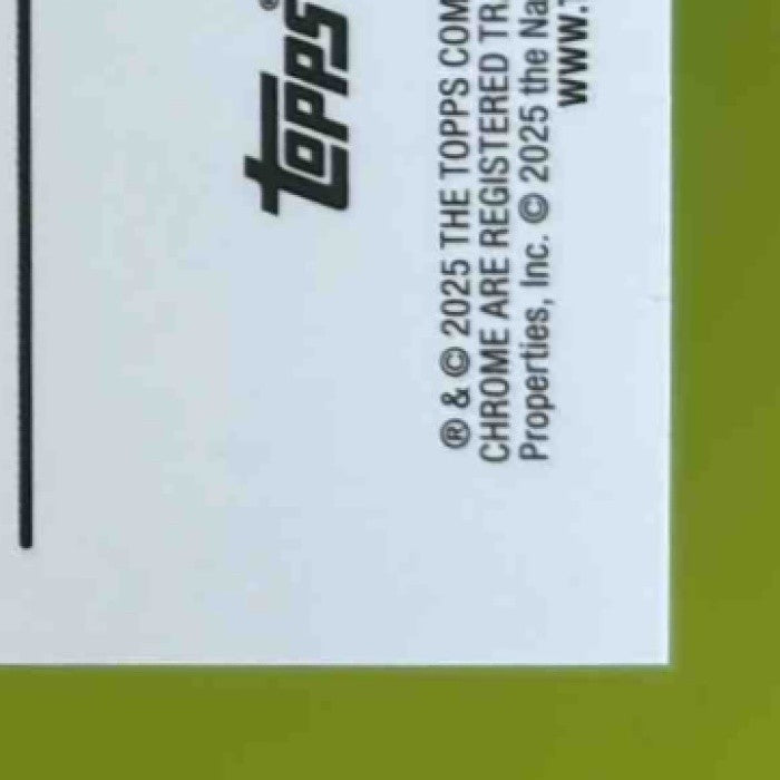 2025-26 Topps Chrome Cam Whitmore Gold Wave Refractor 20/50 #86 Houston Rockets - Sports Cards