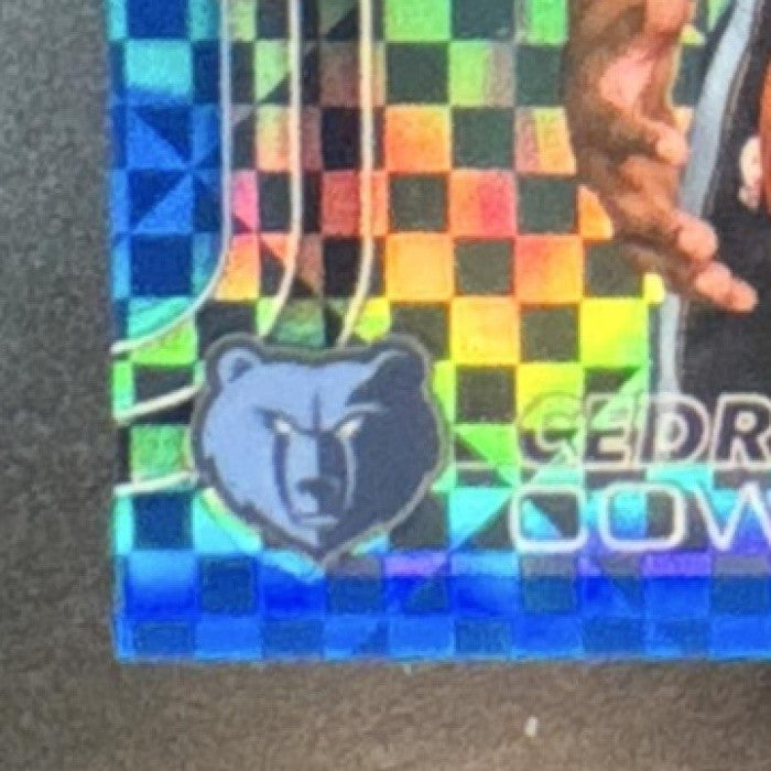 2025-26 Topps Chrome Cedric Coward Blue X-Fractor #261 RC Memphis Grizzlies - Sports Cards