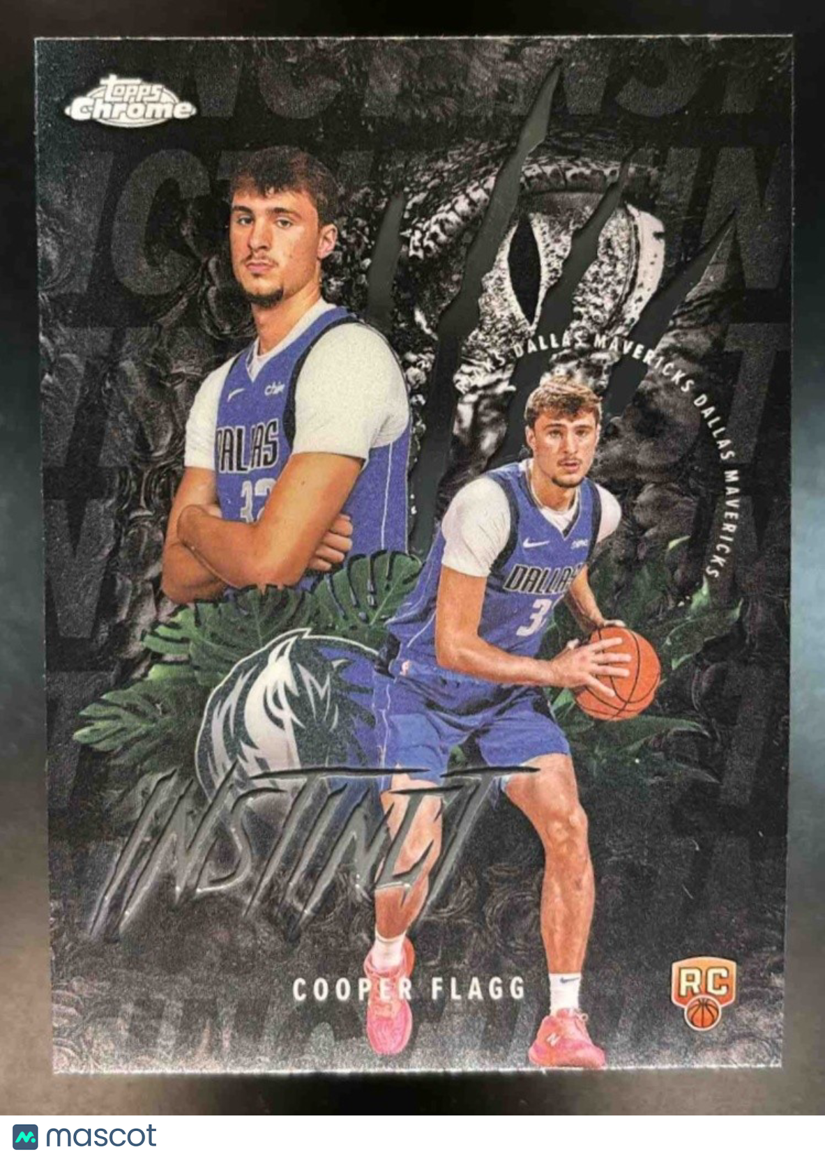 2025-26 Topps Chrome Cooper Flagg Instinct #INS-11 RC Mavericks - Sports Cards