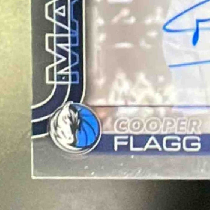 2025-26 Topps Chrome Cooper Flagg Rookie On Card Auto RC Dallas Mavericks ROY - Sports Cards
