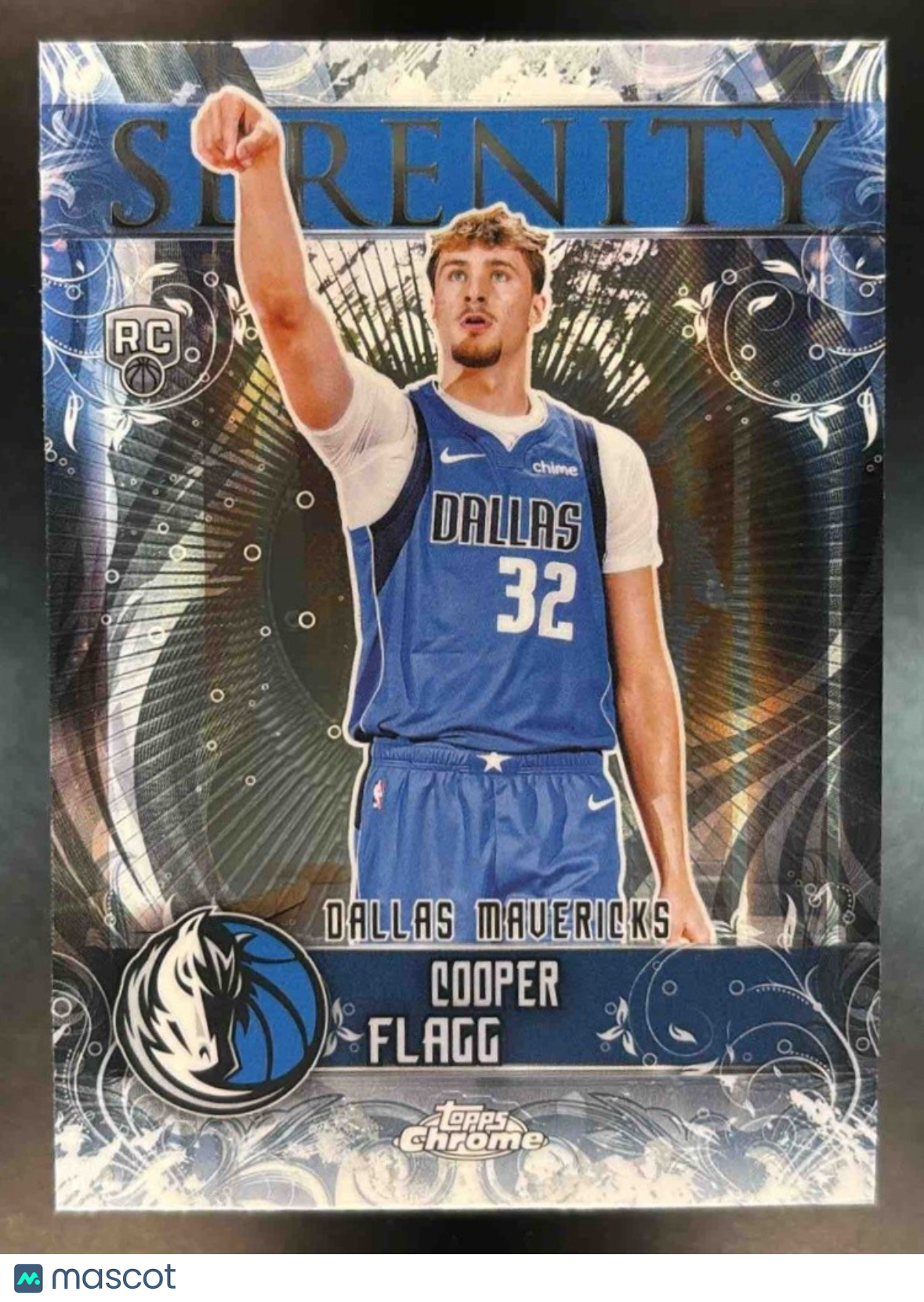 2025-26 Topps Chrome Cooper Flagg Serenity RC Dallas Mavericks - Sports Cards
