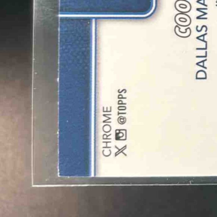 2025-26 Topps Chrome Cooper Flagg Teal Refractor 37/299 #251 RC Dallas Mavericks - Sports Cards
