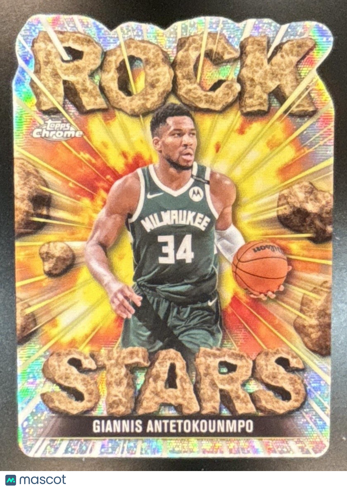 2025-26 Topps Chrome Giannis Antetokounmpo Rock Stars #RS-4 SSP Milwaukee Bucks - Sports Cards