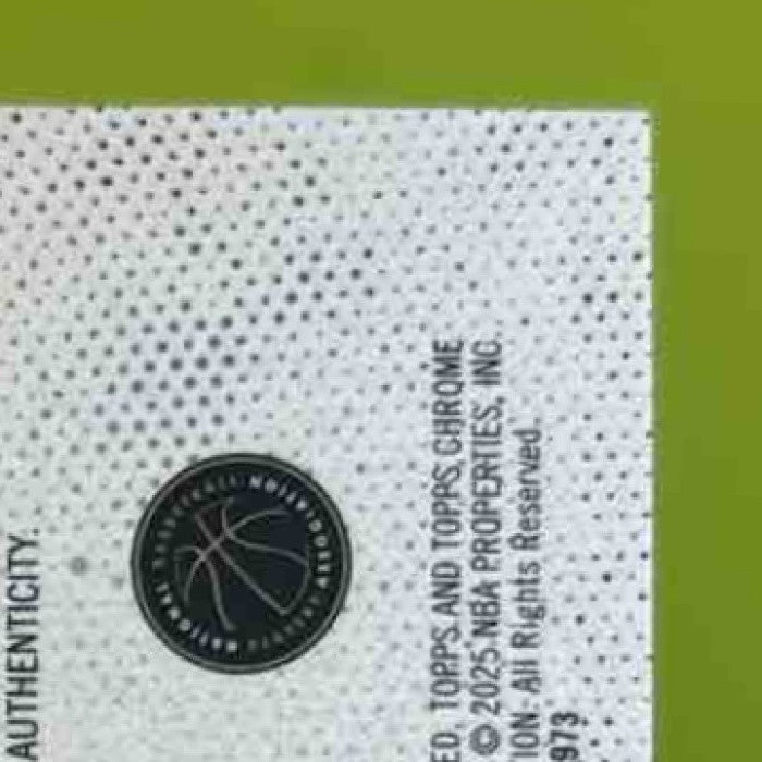 2025-26 Topps Chrome Kasparas Jakucionis Next Stop Signature Green /99 RC Auto - Sports Cards