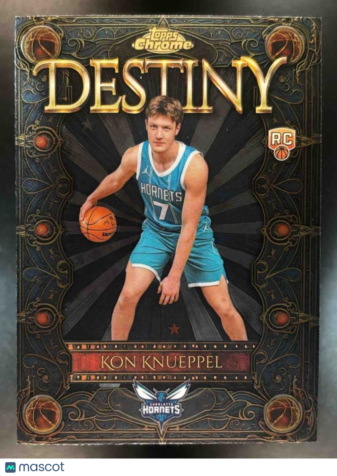 2025-26 Topps Chrome Kon Knueppel Destiny #D-4 RC Charlotte Hornets - Sports Cards