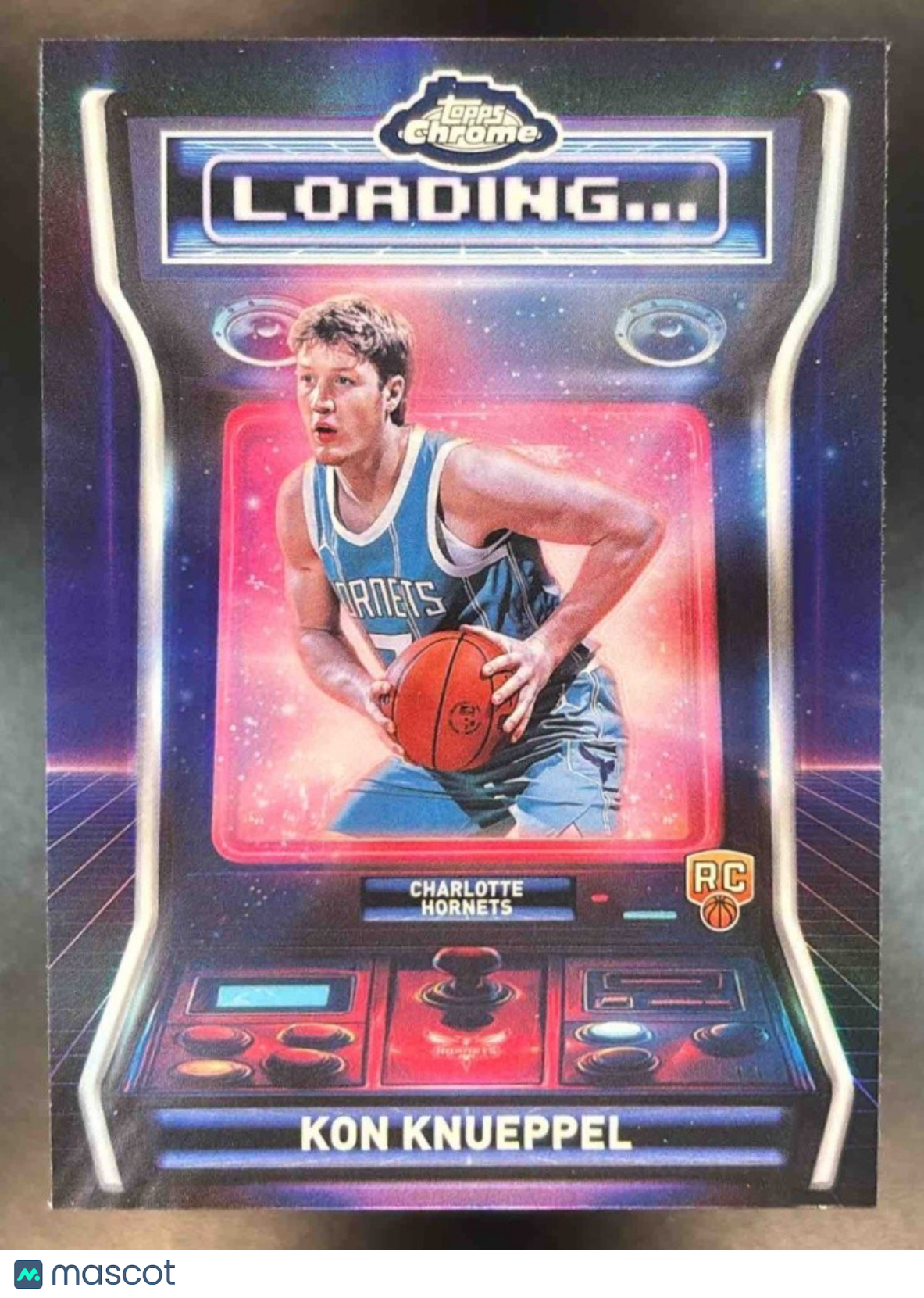 2025-26 Topps Chrome Kon Knueppel Loading #LD-13 RC Charlotte Hornets - Sports Cards