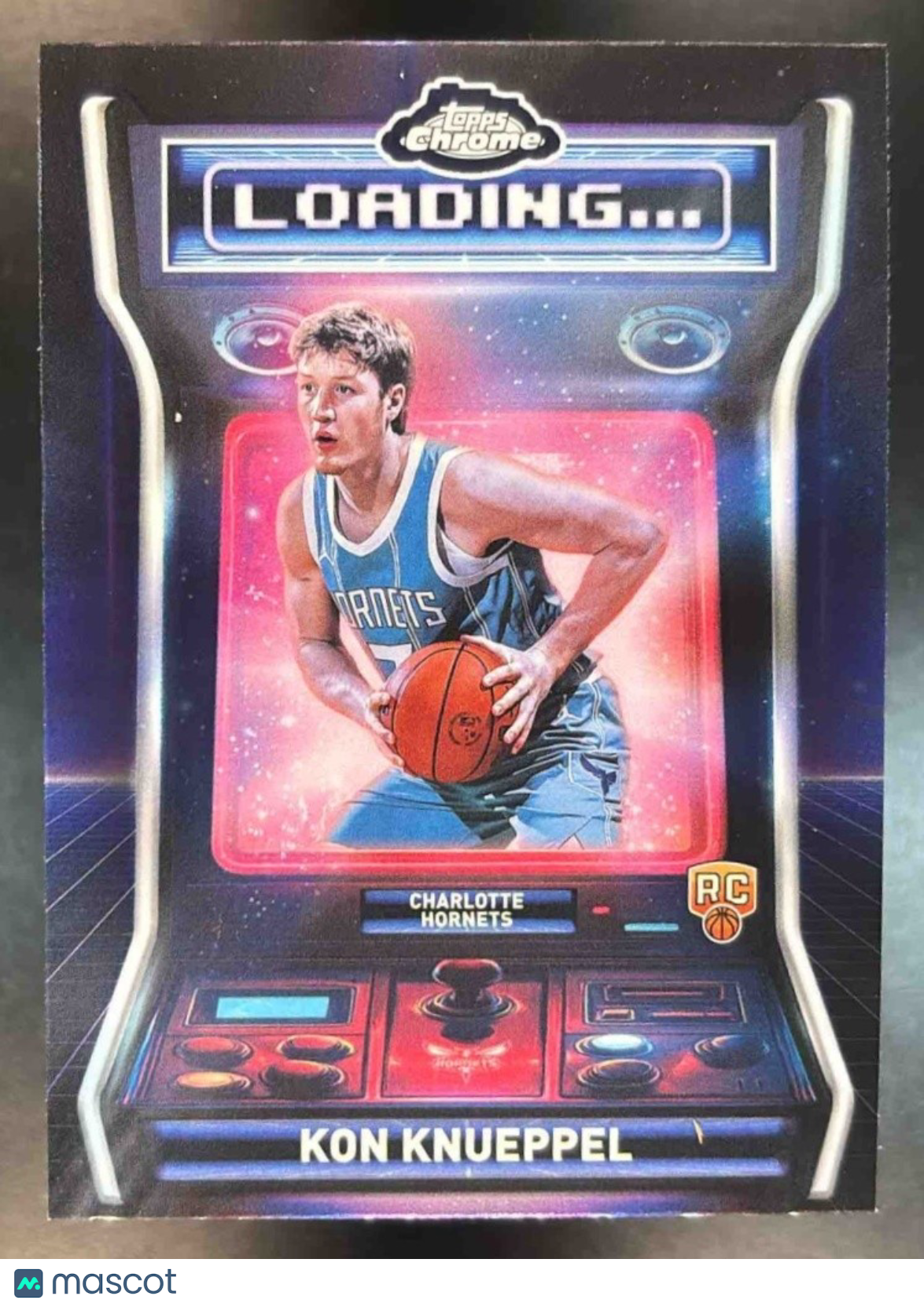 2025-26 Topps Chrome Kon Knueppel Loading #LD-13 RC Charlotte Hornets - Sports Cards