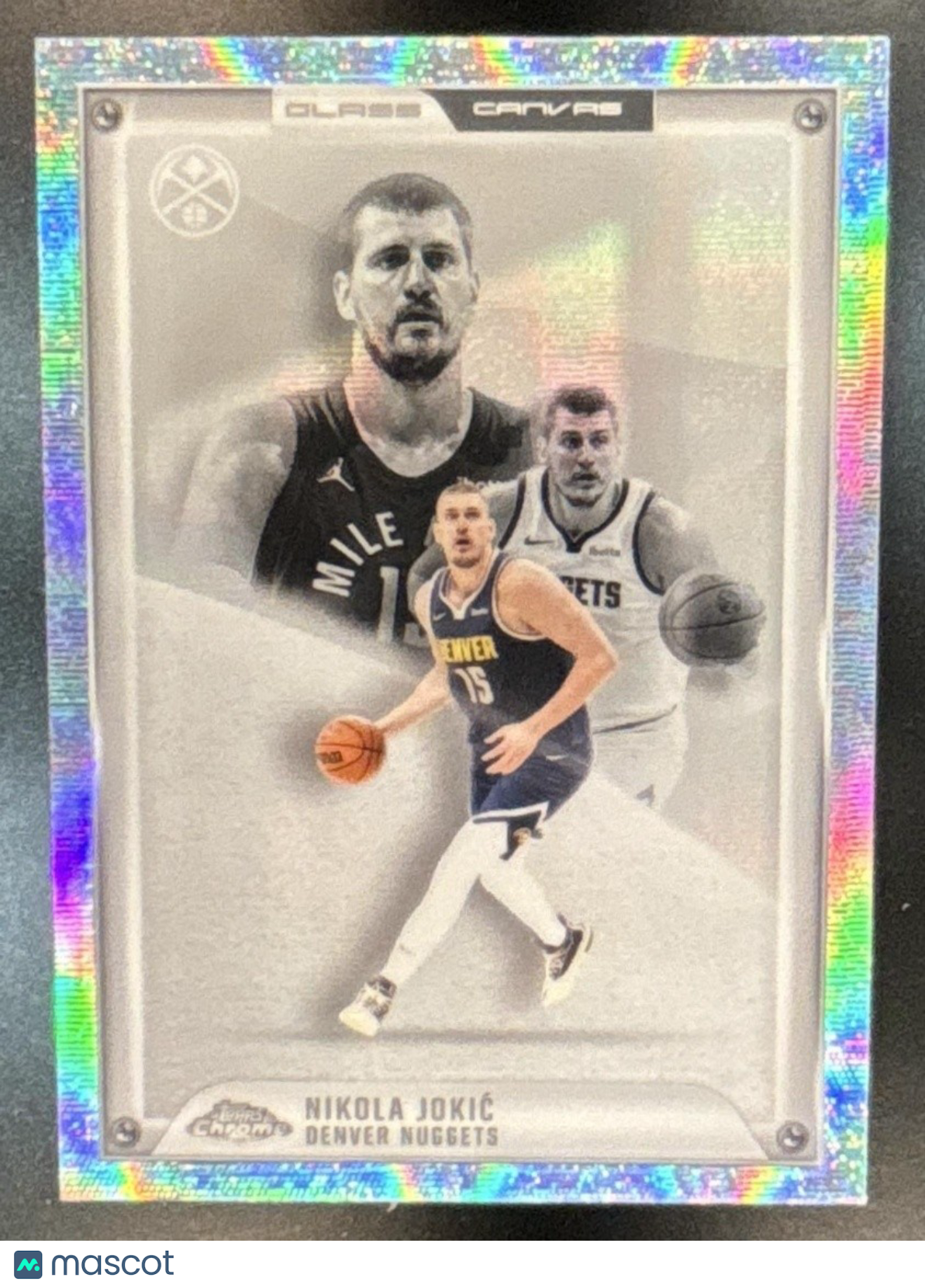 2025-26 Topps Chrome Nikola Jokic Glass Canvas #GC-2 SSP Denver Nuggets - Sports Cards