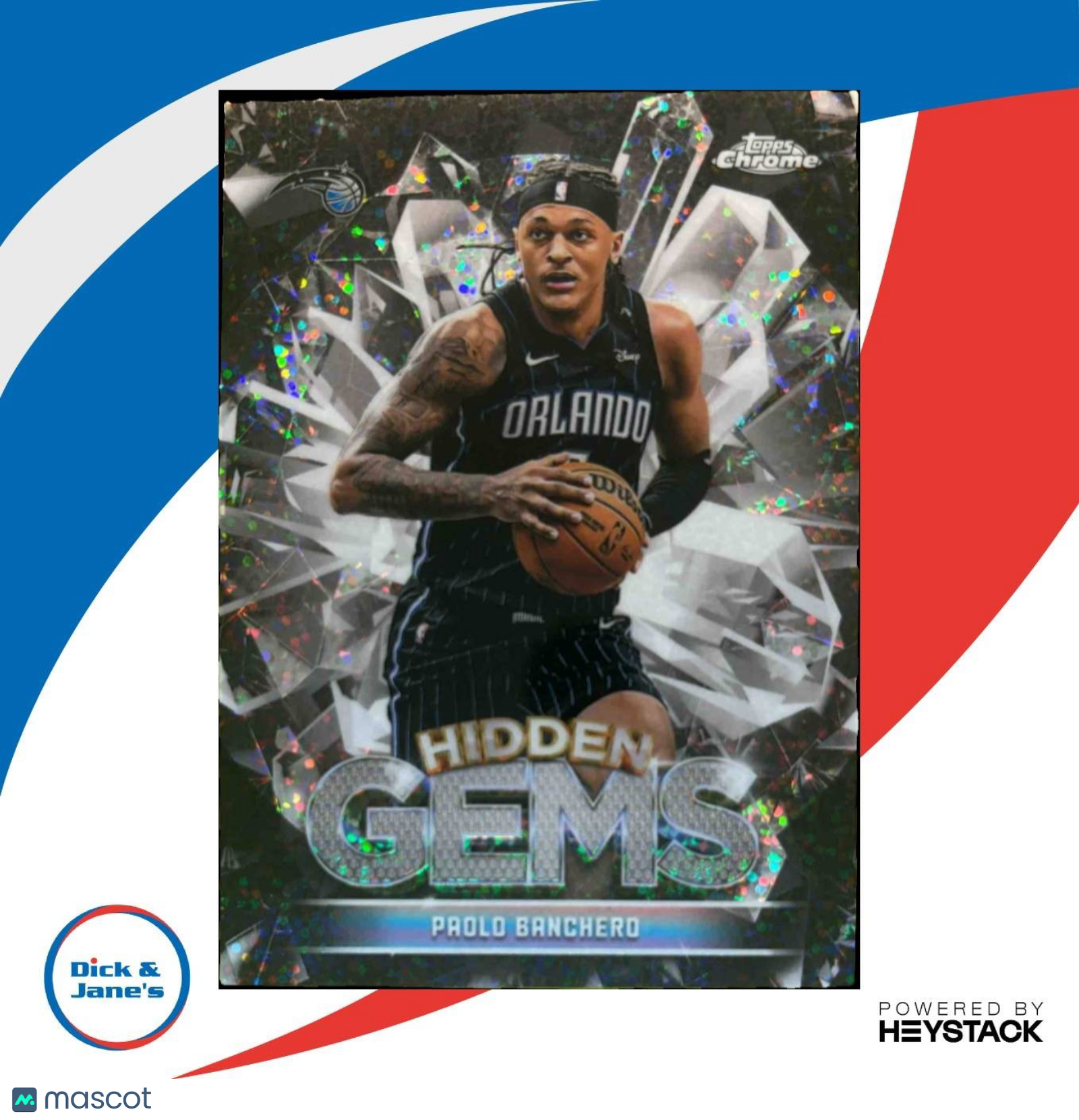 2025-26 Topps Chrome Paolo Banchero Hidden Gems #HG-8 SSP Orlando Magic - Sports Cards
