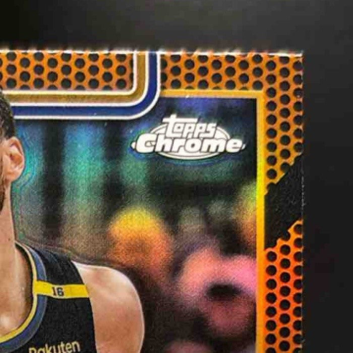 2025-26 Topps Chrome Stephen Curry Basketball Refractor #201 Warriors - Sports Cards