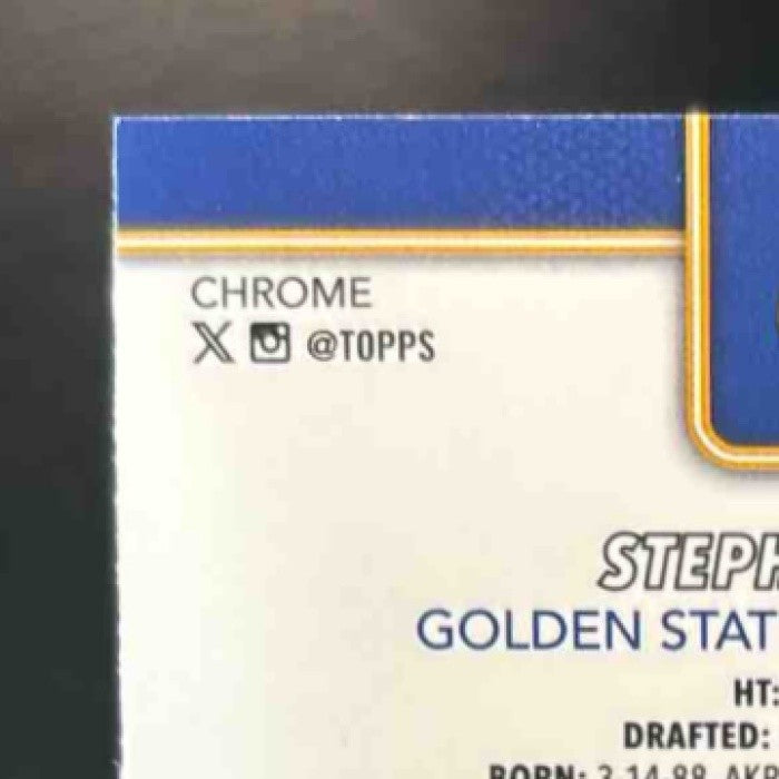 2025-26 Topps Chrome Stephen Curry Basketball Refractor #201 Warriors - Sports Cards