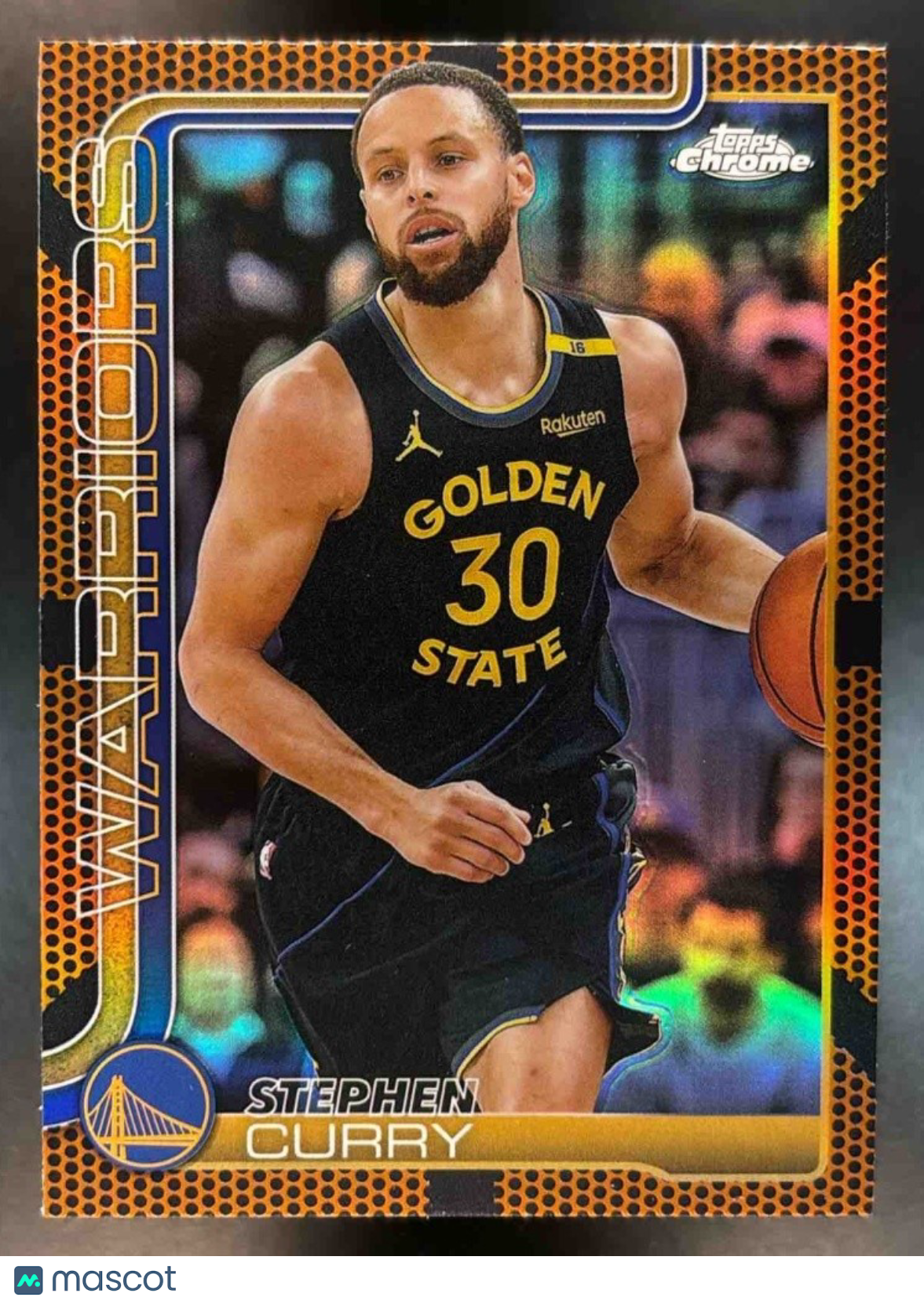 2025-26 Topps Chrome Stephen Curry Basketball Refractor #201 Warriors - Sports Cards