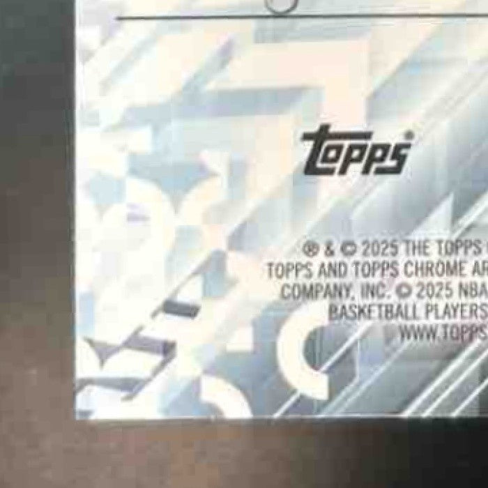 2025-26 Topps Chrome VJ Edgecombe Go Time Refractor #GT-18 RC Philadelphia 76ers - Sports Cards