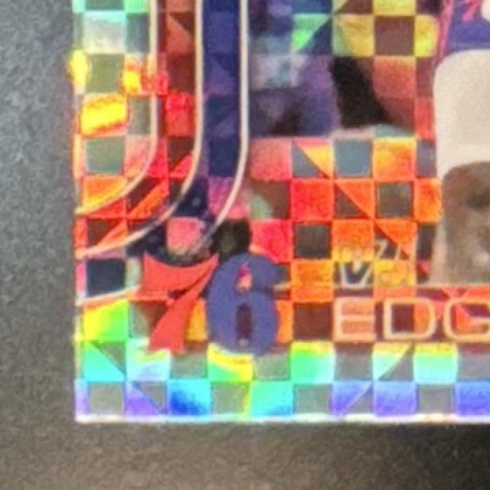 2025-26 Topps Chrome VJ Edgecombe X-Fractor #253 RC Philadelphia 76ers - Sports Cards