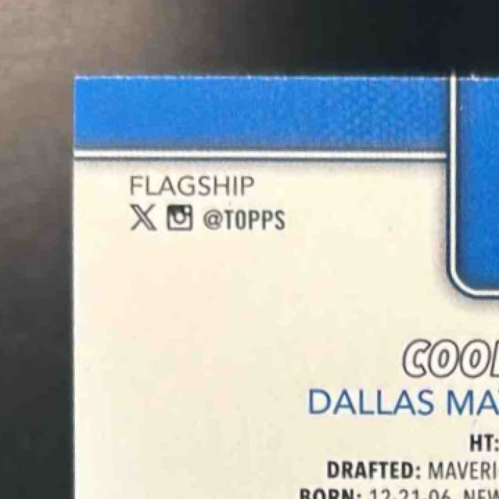 2025-26 Topps Cooper Flagg #201 RC Dallas Mavericks - Sports Cards