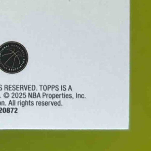 2025-26 Topps Cooper Flagg #201 RC Dallas Mavericks - Sports Cards