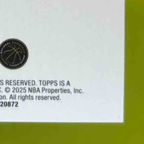 2025-26 Topps Cooper Flagg Season Tip-Off #201 - Sports Cards