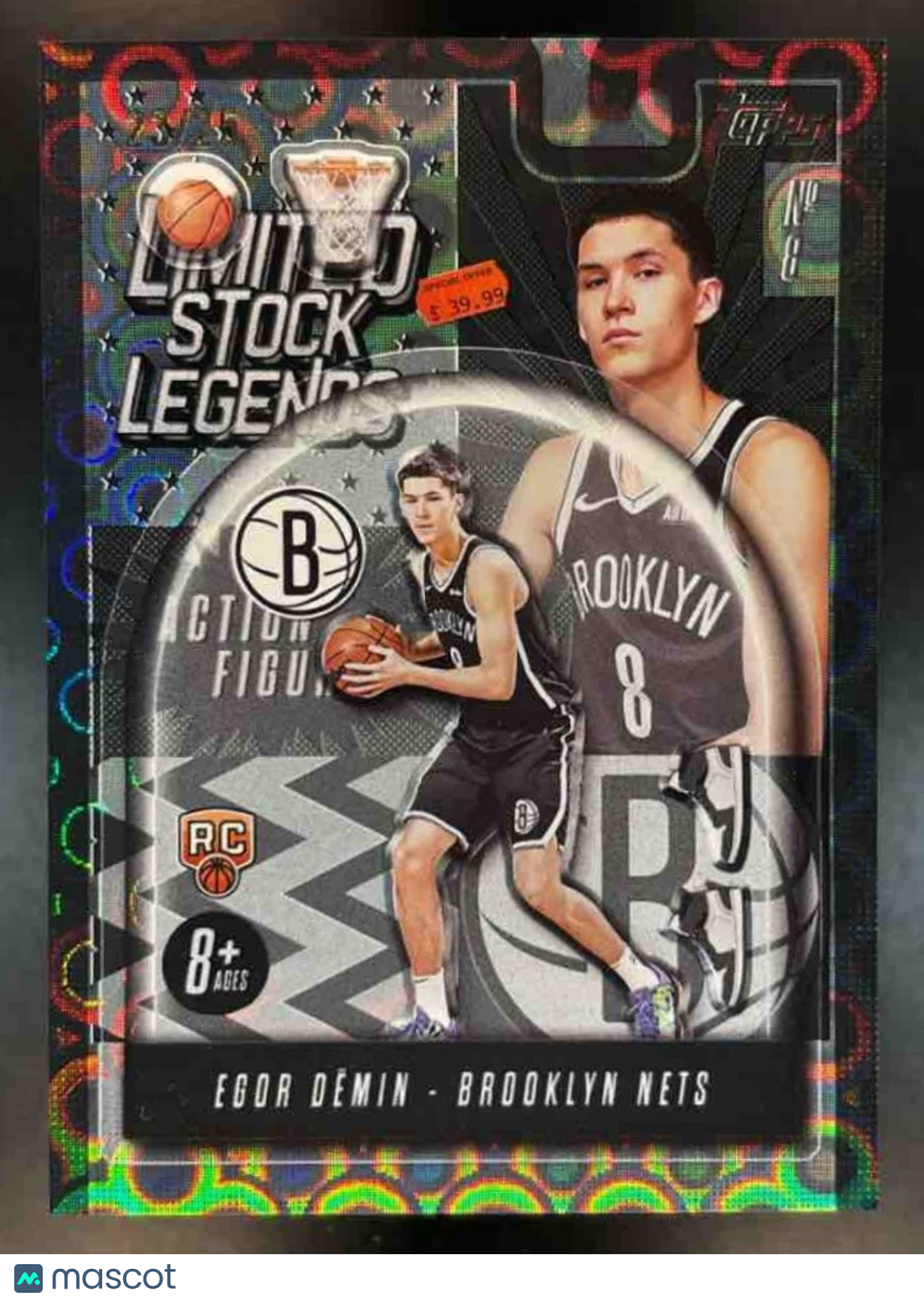 2025-26 Topps Egor Demin Limited Stock Legends Cart Load /25 RC Brooklyn Nets - Sports Cards