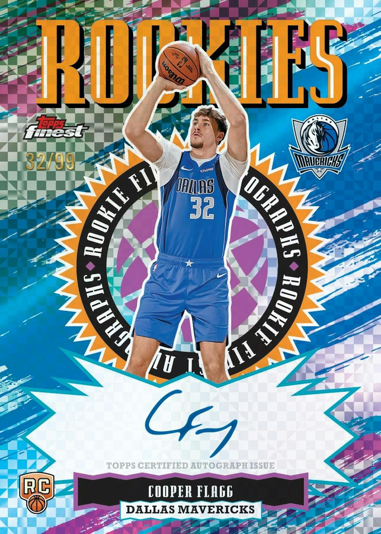 2025/26 Topps Finest Basketball Hobby Box (2 Autos) - NBA Hobby Box