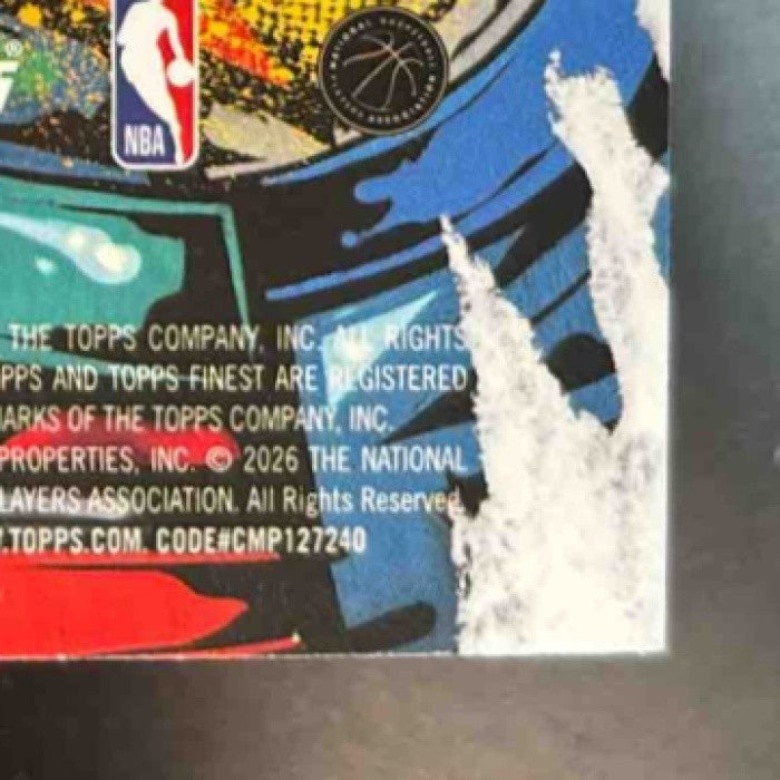 2025-26 Topps Finest Carter Bryant First Refractor #F-14 RC San Antonio Spurs - Sports Cards