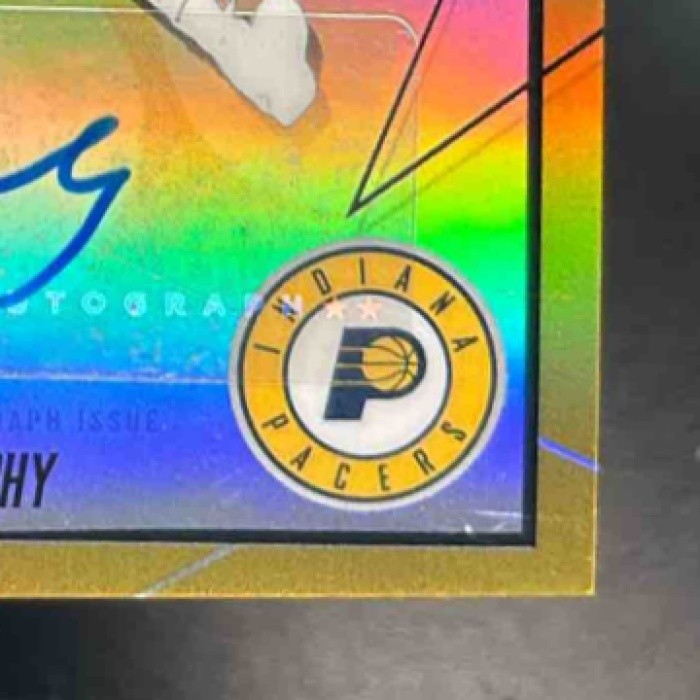 2025-26 Topps Finest Johnny Furphy Auto Gold Refractor /50 Indiana Pacers - Sports Cards
