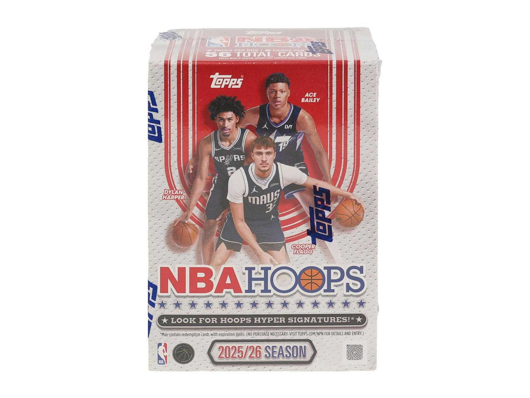 2025/26 Topps Hoops Basketball Blaster Box (Green Parallels) - NBA Hobby Box