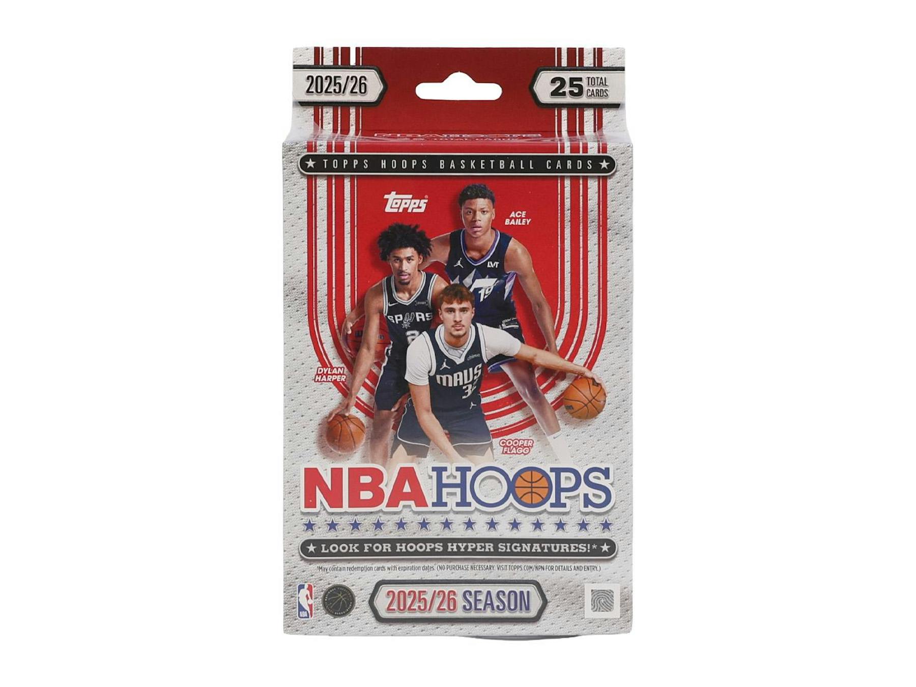 2025/26 Topps Hoops Basketball Hanger Box Pack (Boom Shaka Laka Case Hits) - NBA Hobby Box