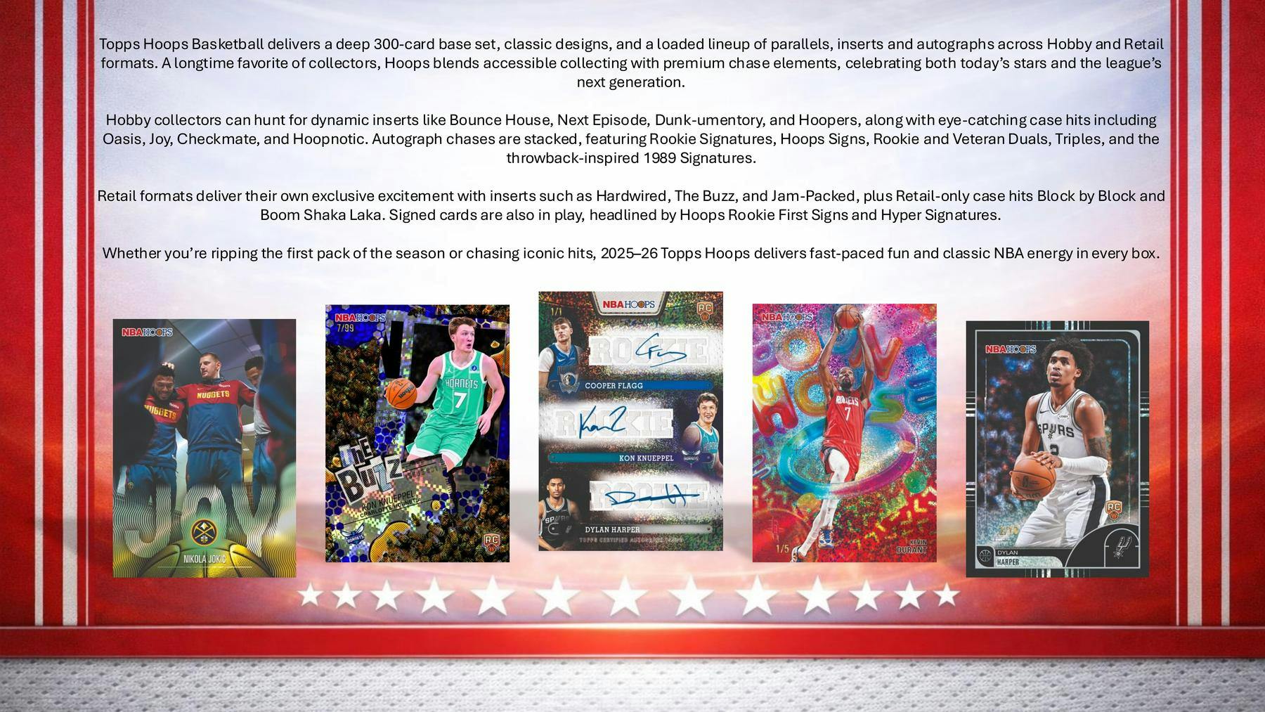 2025/26 Topps Hoops Basketball Hanger Box Pack (Boom Shaka Laka Case Hits) - NBA Hobby Box