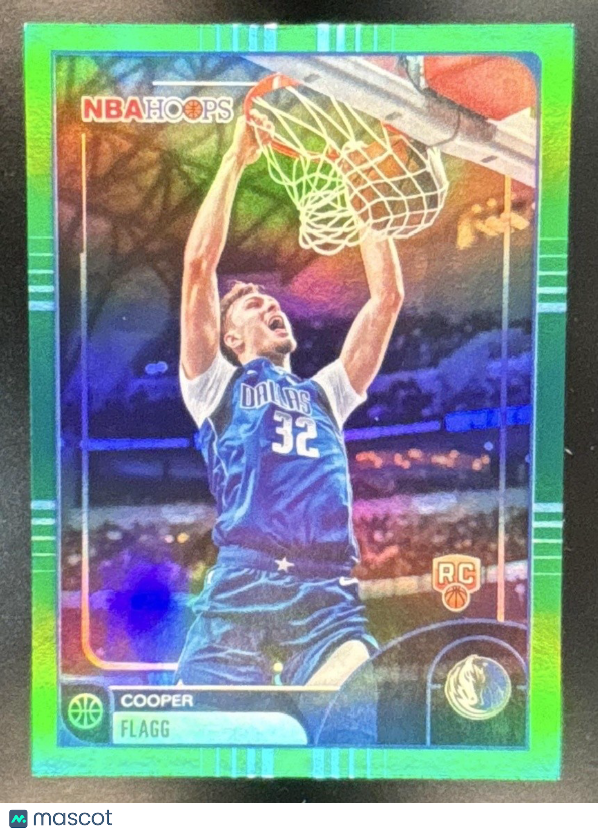 2025-26 Topps Hoops Cooper Flagg Green #35 RC Dallas Mavericks - Sports Cards