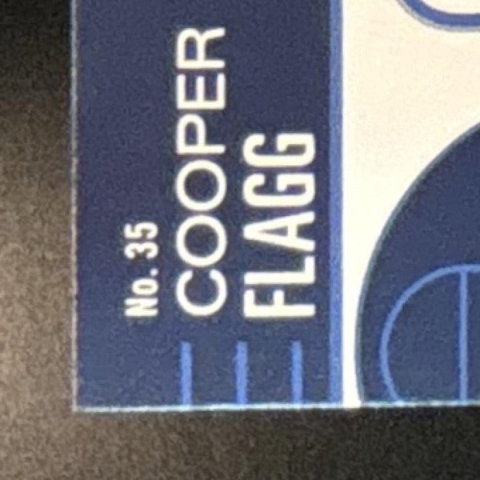 2025-26 Topps Hoops Cooper Flagg Rainbow Foil RC Dallas Mavericks - Sports Cards