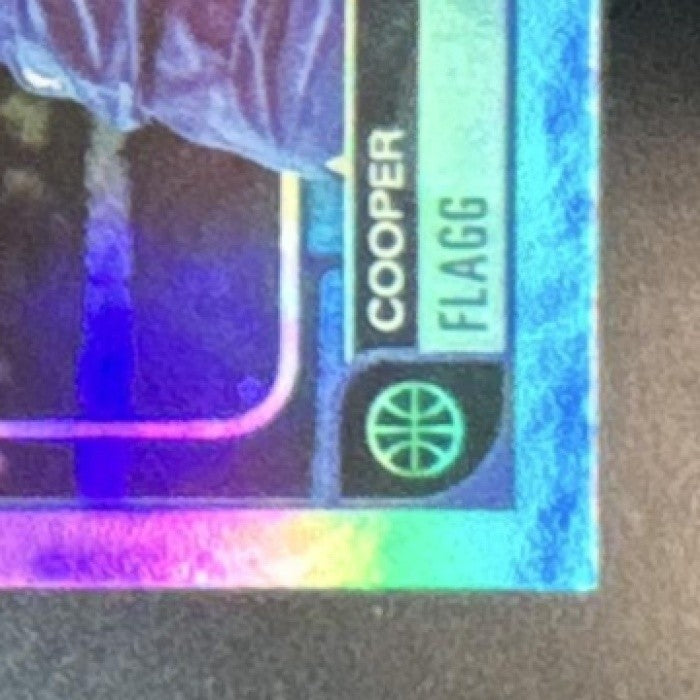 2025-26 Topps Hoops Cooper Flagg Rainbow Foil RC Dallas Mavericks - Sports Cards