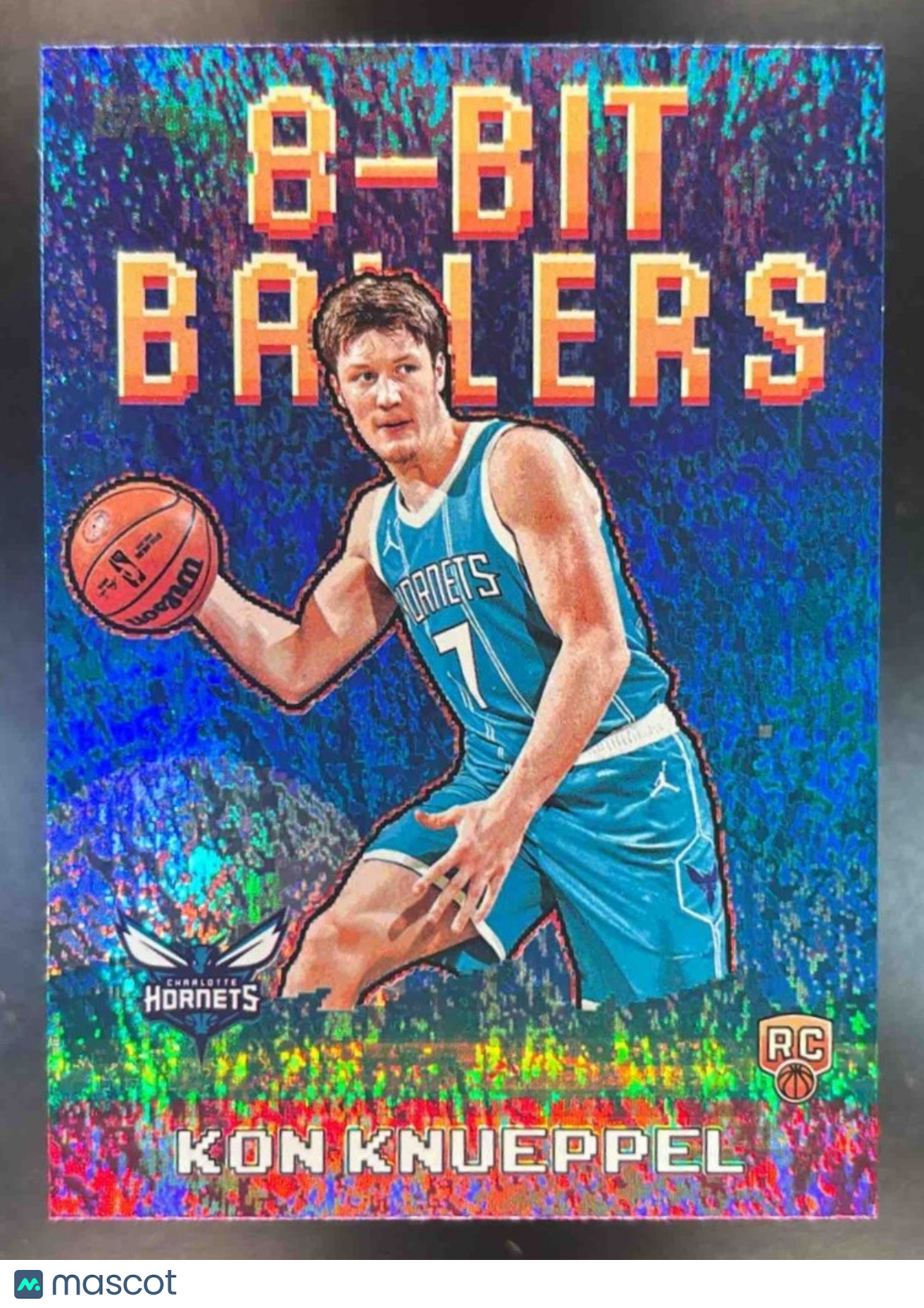 2025-26 Topps Kon Knueppel 8-Bit Ballers Holo Foil #8B-34 RC Charlotte Hornets - Sports Cards