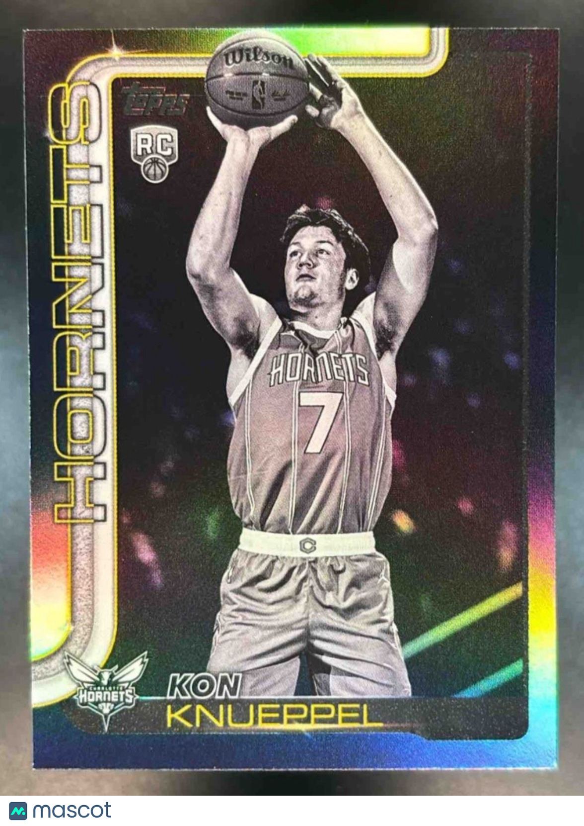 2025-26 Topps Kon Knueppel Blackout Variation #204 - Sports Cards