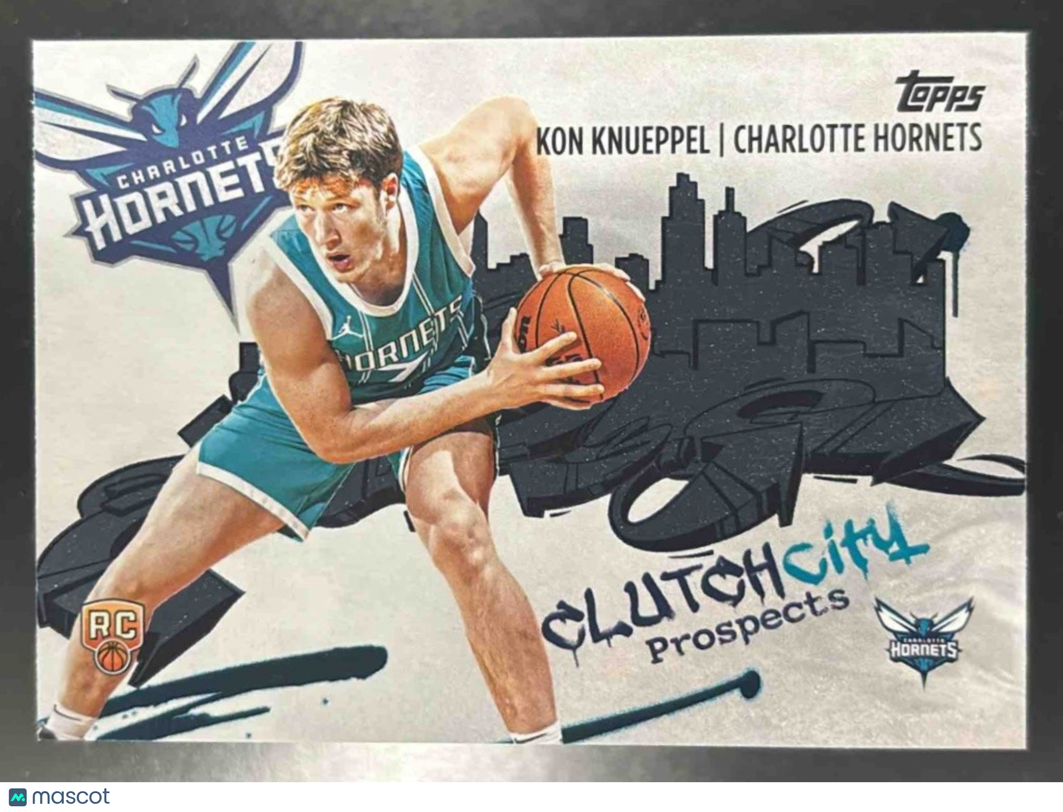 2025-26 Topps Kon Knueppel Clutch City Prospects CC-4 RC Charlotte Hornets - Sports Cards