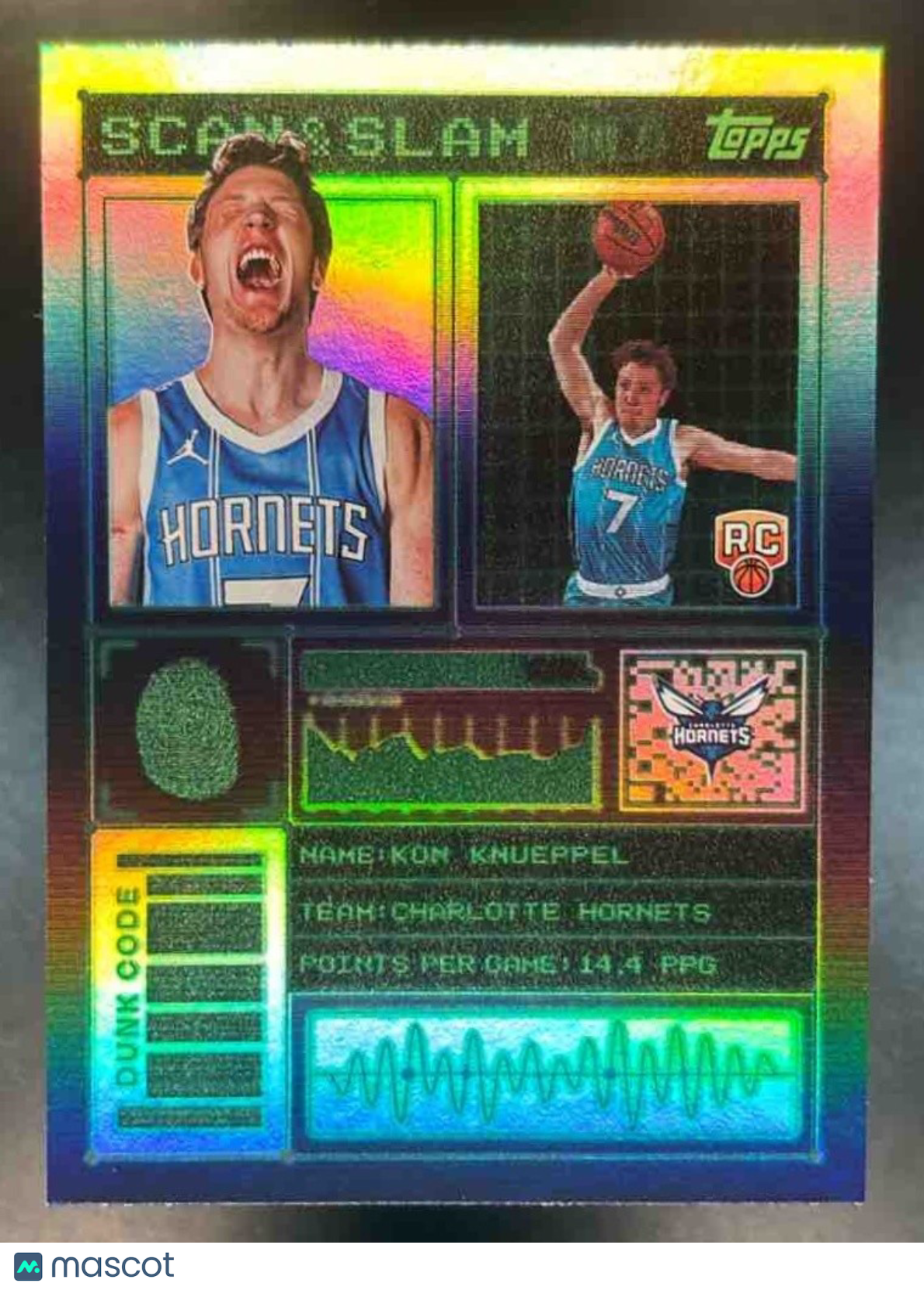 2025-26 Topps Kon Knueppel Scan and Slam #SS-29 RC Charlotte Hornets - Sports Cards