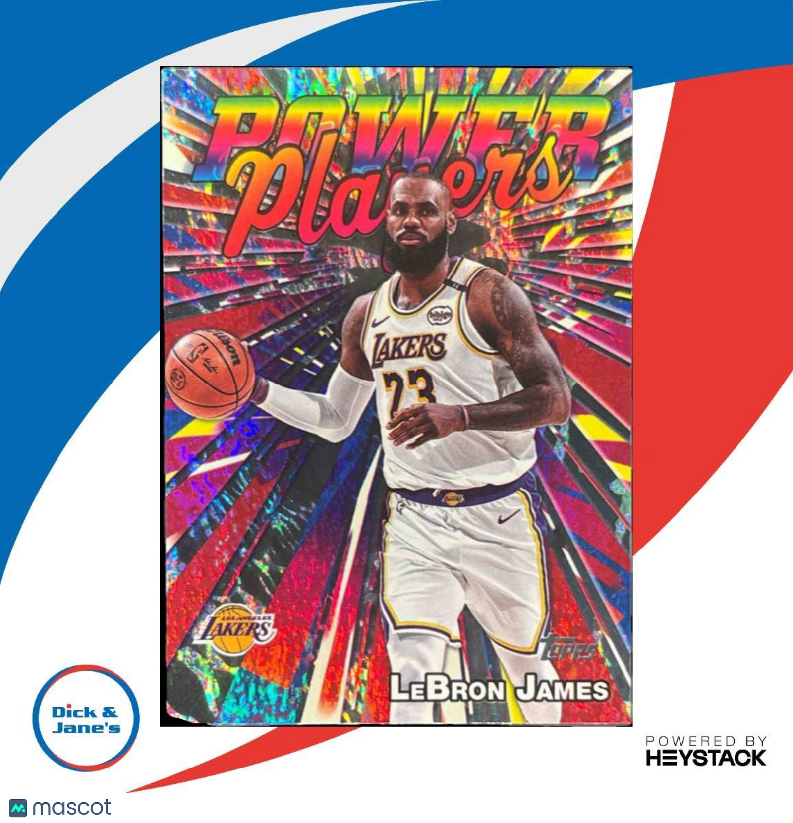 2025-26 Topps LeBron James Power Players #PP-7 Los Angeles Lakers - Sports Cards