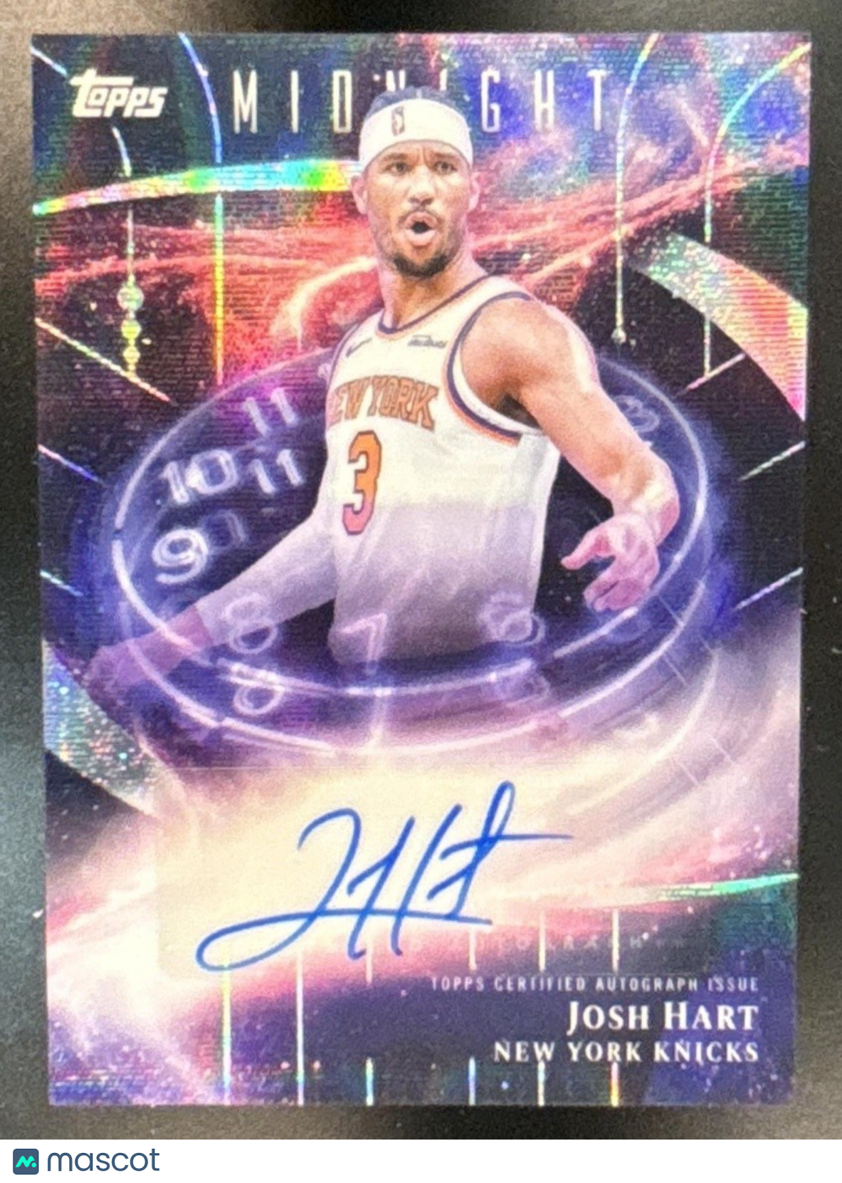 2025-26 Topps Midnight Josh Hart Stroke of Auto #SM-JH