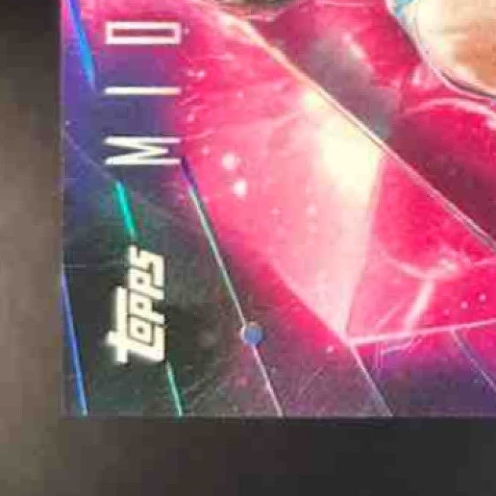 2025-26 Topps Midnight Liam McNeeley Dark Matter Rookie Auto Charlotte Hornets - Sports Cards