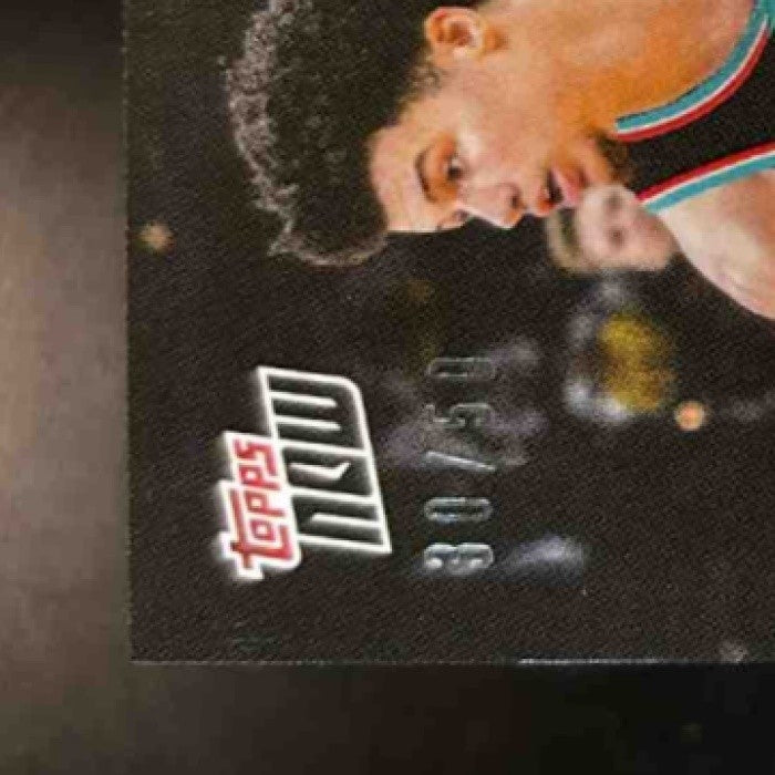 2025-26 Topps Now Gold Foil #189 Walter Clayton Jr. Utah Jazz #d 30/50 - Sports Cards
