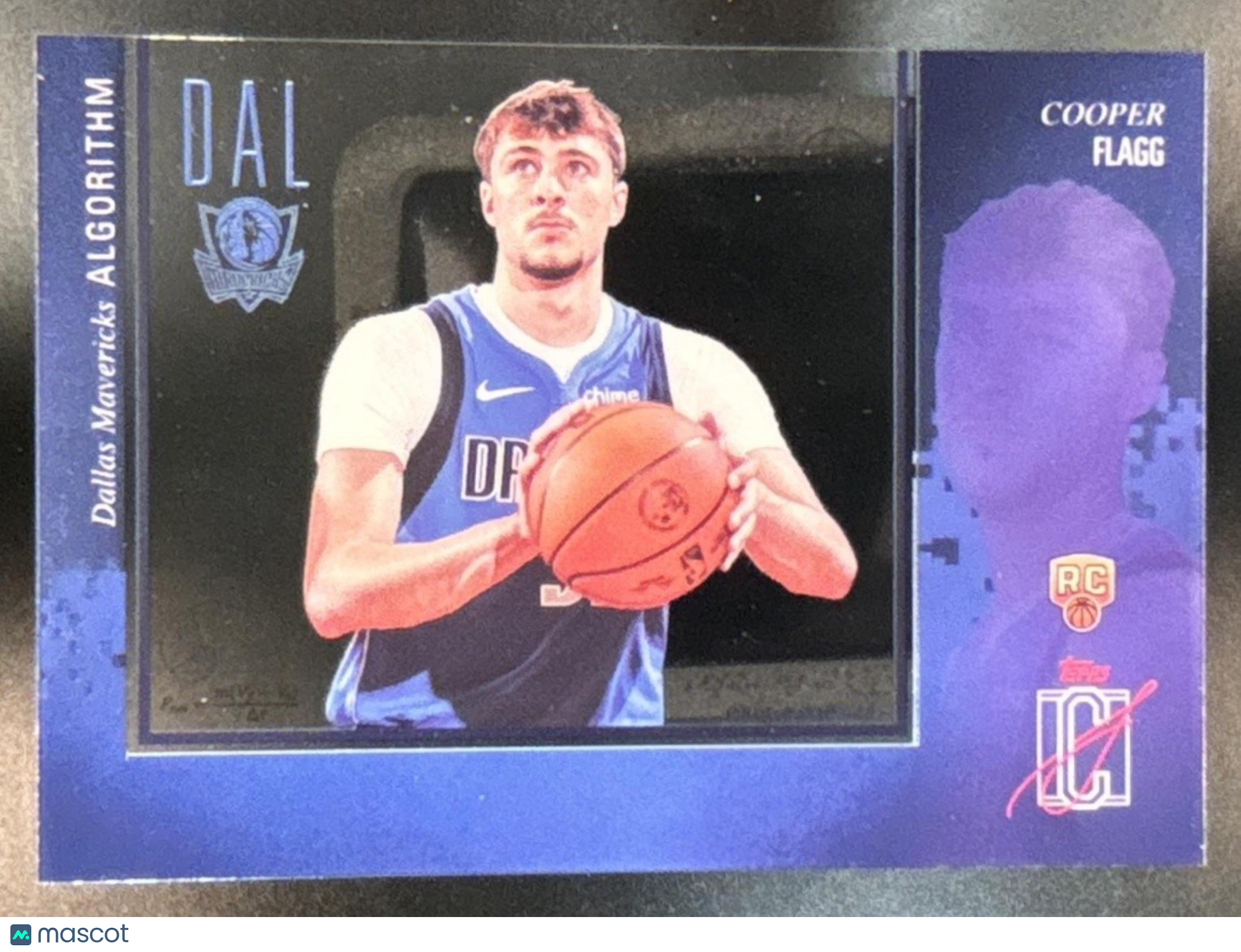 2025-26 Topps Signature Class Cooper Flagg Algorithm SP RC Dallas Mavericks - Sports Cards