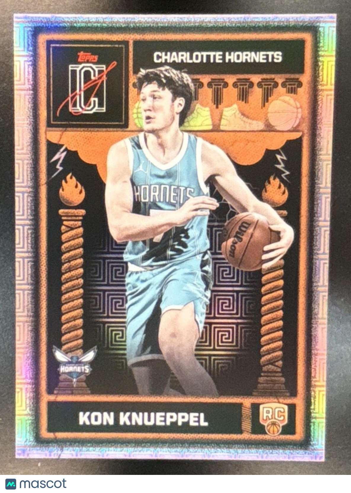 2025-26 Topps Signature Class Kon Knueppel Odyssey RC SSP Charlotte Hornets - Sports Cards