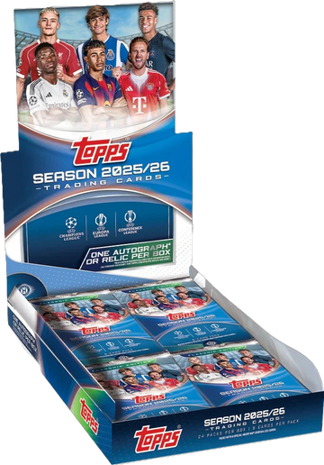2025/26 Topps UEFA Club Competitions Soccer Hobby Box - Soccer Hobby Box